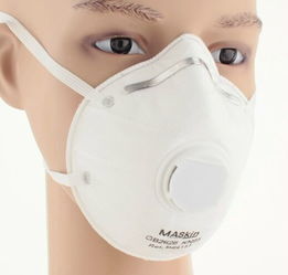 头戴式带呼吸阀KN95防护口罩 高防护与舒适性的完美结合